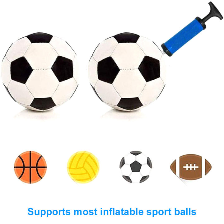 บอลลูนฟุตบอลและบาสเก็ตบอลของเล่นเป่าลมชุดเครื่องมือปั๊มลมปั๊มลมด้วยตนเอง