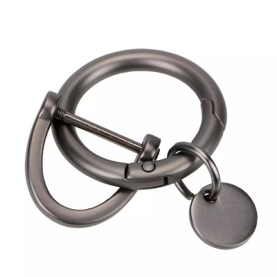 【ซินซู🙌】พวงกุญแจรถพวงกุญแจโลหะผสมสังกะสีหัวเข็มขัดรูปเกือกม้าแหวนสปริงอุปกรณ์เสริมกุญแจรถ