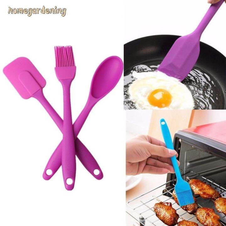 3pcs-silicones-spatula-scraper-srush-spoon-cooking-utensils-pastry-baking-tools