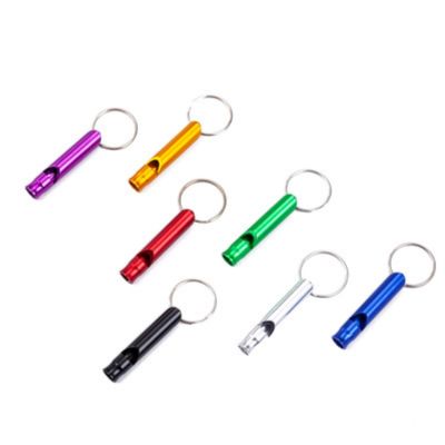 【JH】 Small Aluminum Alloy Whistle Metal Life-saving Training Aid Survival Outdoor Products Gifts