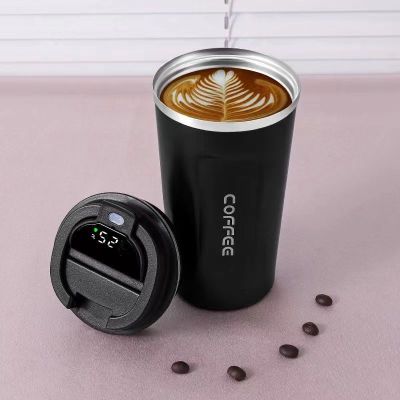 portable vacuum Stainless steel thermal Mug for coffee water bottle flask smart Thermos Cup Hot term termos gourd bucket Tumbler