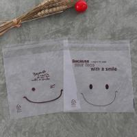 100 Pcs Lovely Smile Face Cookie Packaging 14x14cm Self-adhesive Plastic Bags for Biscuits Cake Baking Gift Jewelry Package