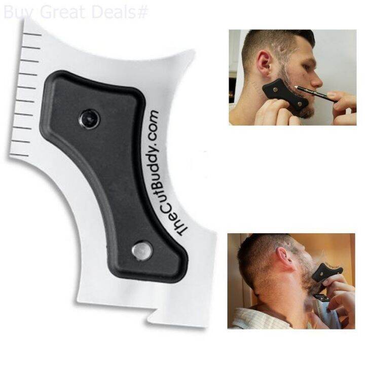 Beard Shaping Tool , Hair Trimmer Guide, Mens Beard Template Tool , Liner , Mustache Styling