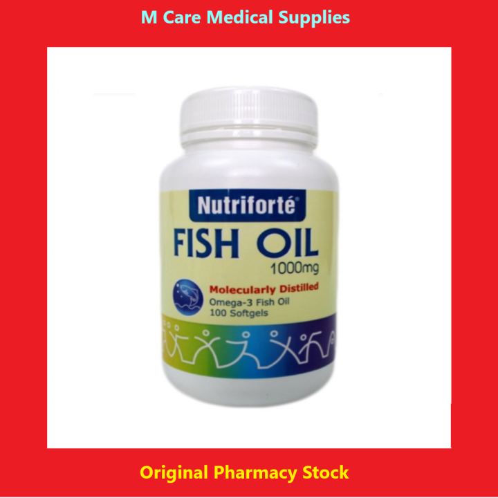 NUTRIFORTE FISH OIL 1000MG 100S | Lazada