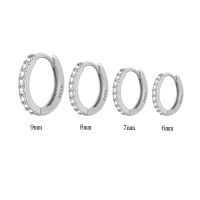 ROXI Multi-size Colorful Huggie Earrings For WomenMen Small Hoop Earrings Tiny Ear Nose Ring Silver 925 Pendientes Plata 925