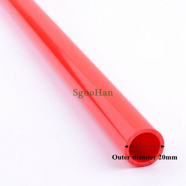 Outer Dia 2050mm Red PVC Pipe Aquarium Tank Fittings Home Garden