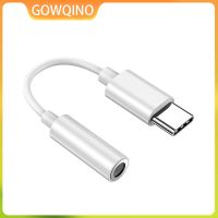 Gowqino Type c to 3.5 jack USB C to 3.5mm Headphone Adapter Audio AUX Jack Converter for HUAWEI P40 XIAOMI OnePlus Samsung