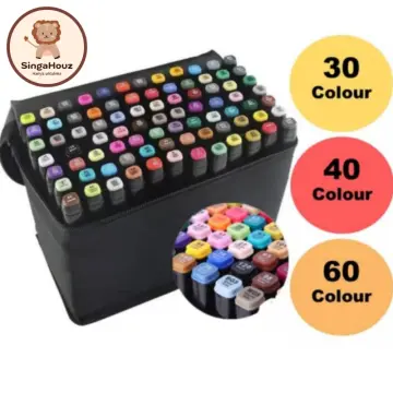 80-12 Markers Alcohol Felt Pen Manga Sketching Markers Dual