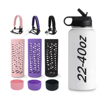 Aqua Flask Accessories 32oz Aquaflask Silicone Boot with Paracord