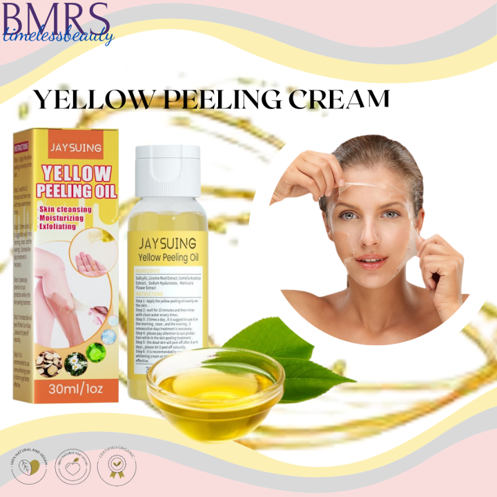 Huile Peeling Naturelle - Pour Peau Claire, Cicatrices Et Taches - FPS 9