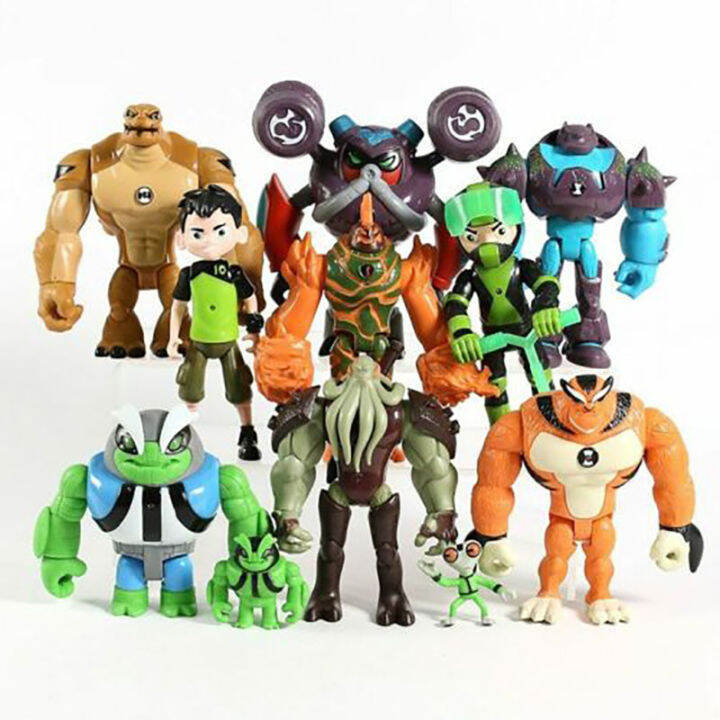 figures-ben-10-action-toy-11-pcs-set-tennyson-four-arms-toppers-heatblast-cake