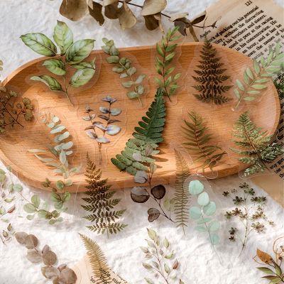 plant collection Stickers Scrapbooking Label Diary Stationery Album Cup Planner