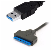 สายเคเบิลอะแดปเตอร์ usb 3.0 แปลงเป็น sata 1 ชิ้น