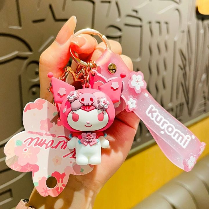 sanrio-ของแท้-พวงกุญแจ-จี้ตุ๊กตา-ซานริโอ้-สีชมพู-ขนาดเล็ก-สร้างสรรค์-ของขวัญ-สําหรับกระเป๋านักเรียน-ขายส่ง