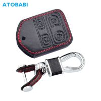 【cw】 Leather Car Key Case Smart Remote Control Fobs Protect Cover For Ford Crown Victoria Focus Mustang Lincoln Mercury Grand Marquis