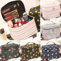 สุภาพสตรีขนาดใหญ่ Make Up กระเป๋าเดินทางแบบพกพาเครื่องสำอางค์กล่อง Vanity Case