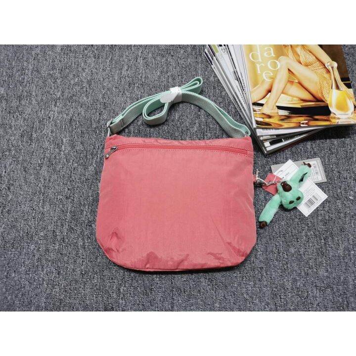 original-order-kipling-new-style-simple-fashion-backpack-arto-casual-female-bag-lightweight-shoulder-messenger-k12832-peach-pink