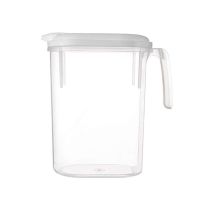 1800ml Water Pitcher Large Capacity Heat Resistant Jug Cold Kettle Practical Beverage Fridge Door Dispenser With Lid Handle PP