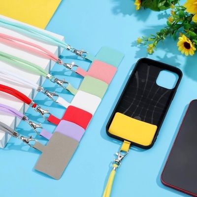 Universal Adjustable Phone Lanyard Anti-lost Lanyard Detachable Colorful Neck Cord Phone Safety Tether