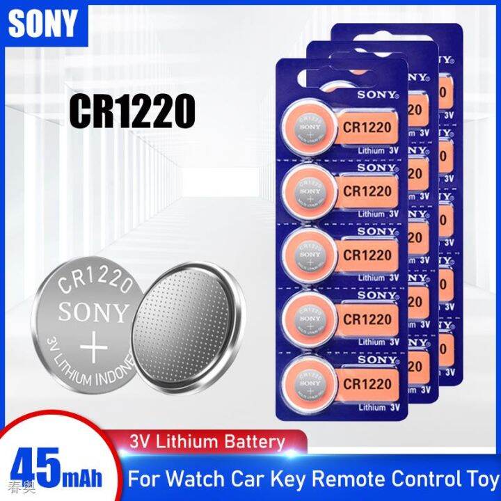 ﹉Nieuwe Sony CR1220 Lithium Knoopcel Batterijen DL1220 BR1220 ECR1220 ...