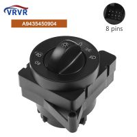 A9435450904 9435450904 8 Pins Turn Signal Headlight Control Knob Indicator Light Switch For Mercedes Benz Actros