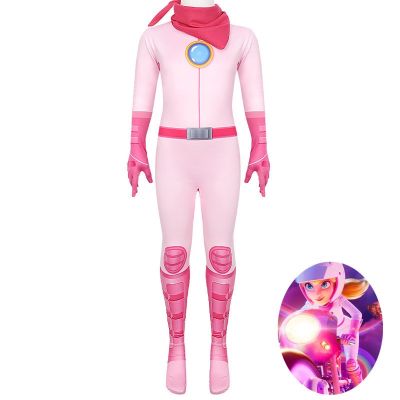 ✁♣ↂ wannasi694494 Mario Cos Jumpsuit Anime Movie Battle Tights Costumes Children
