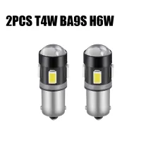 (Premium car)2Pcs CANBUS T4W H6W Led รถ Ba9s Led Auto Dome หลอดไฟหลอดไฟ5630 SMD สีขาวสีแดงสีเหลือง12V แสงไฟอ่านหนังสือ