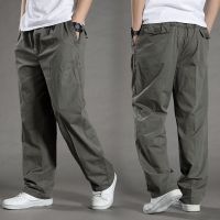 【CC】❦✑℗  XL-3XL 4Colors Straight Loose Men Pants Soft Breathable Streetwear Cotton Trousers