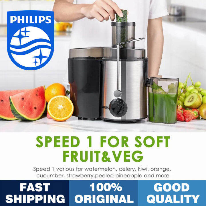 PHILIPS Juicer Extractor Pembuat jus sayur dan buah rumah tangga