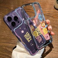 เคสโทรศัพท์ซิลิโคน ใส แบบนิ่ม ลายสัตว์น่ารัก กันกระแทก สําหรับ IPhone 14 13 12 XS XR X 8 7 6S