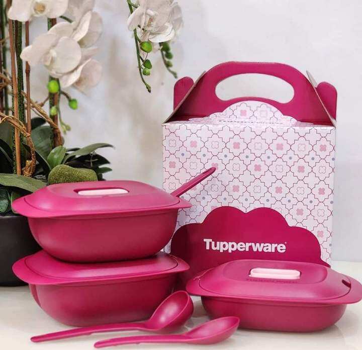 Tupperware Gourmet Server Set Lazada