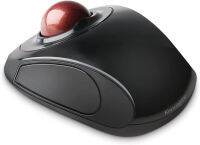 Kensington Orbit Wireless Trackball Mouse with Touch Scroll Ring (K72352US),Black Wireless Mouse