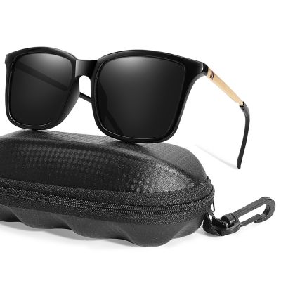 【CC】 Men Korea Big Frame Sunglasses Polarized Driving Camping Hiking Fishing Glasses Outdoor UV400 Eyewear