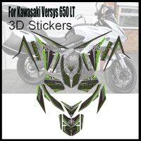 FOR Kawasaki Versys 650 LT Travel Motorcycle3D Sticker All-body Pad Kit Knee Windshield Windshield Windshield