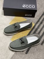 Original Ecco mens Sports running shoes sneaker Outdoor shoes Casual shoes Cow leather shoes SHY410010