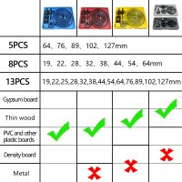 ดอกหัวเจาะไม้ถ้วยเลื่อยชุดเลื่อยเจาะรู19-127มม. สำหรับแผ่นยิปซัมไม้พีวีซีแผ่นพลาสติกมีความหนาแน่นเครื่องมืองานไม้