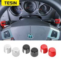 TESIN Car HeadlightWiper Switch Decoration Trim Cover For Dodge Nitro For Jeep Liberty 2007-2012 Interior Parts Car Accessories