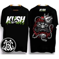 COD #ถูกสุด Kush mens cool personalized printed Vintage T-shirt best pure cotton lining