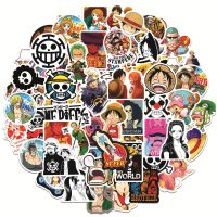 Cartoon Anime Luffy ONE PIECE Stickers for Suitcase Skateboard Guitar Laptop Phone Decor Graffiti Waterproof Sticker Kids Toys Stickers