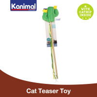 Kanimal Cat Toy ของเล่นแมว ไม้ล่อแมว รุ่น Cactus Teaser กระบองเพชร พันเชือก สำหรับแมว ขนาด 10x9.5 ซม. (ยาว 43 ซม.)