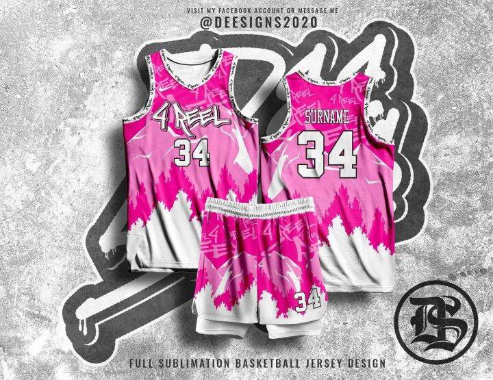 4 REEL01 UNISEX BASKETBALL JERSEY FREE CUSTOMIZE NAME&NUMBER ONLY Full ...