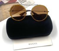 Gucci แว่นตากันแดด รุ่น GG0061S 011 ( Gold )