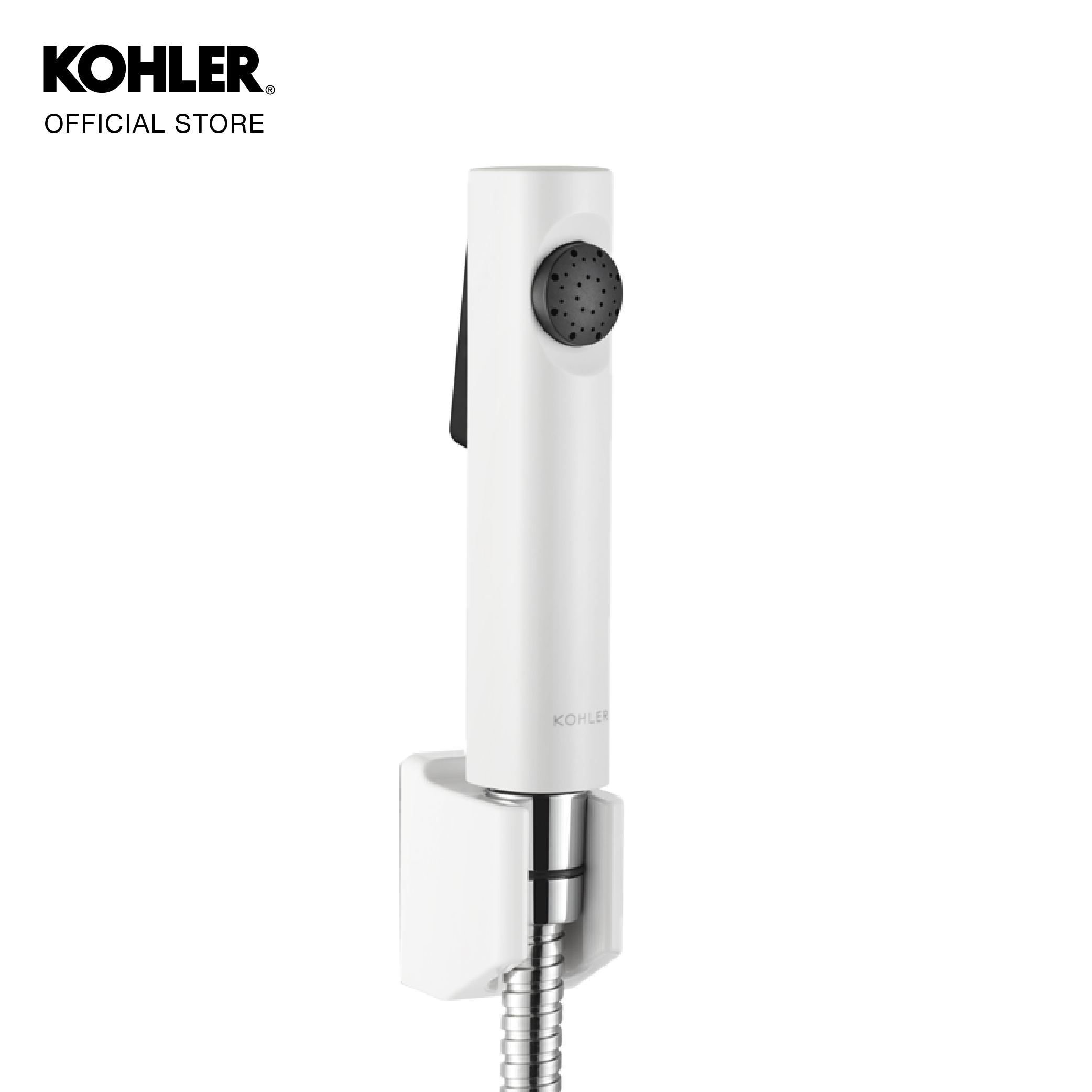 KOHLER Cuff 1 1 Set สายฉีดชำระ เซตคู่สุดคุ้ม (สีขาว) K-98100X-0-2