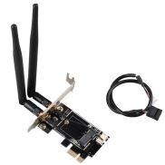 Desktop Wireless WiFi Bluetooth Network Card Adapter PCIe to M.2 Expansion