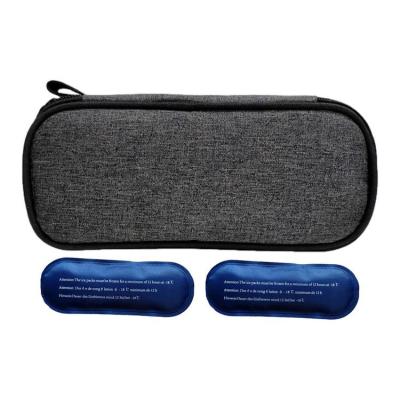Insulin Carrying Case Insulin Cool Organizer Refrigerated Box with 2 Ice Packs Reusable Diabetic Cooler Bag Travel Case Insulation Bags for Daily Life Trip classical