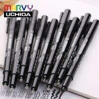 Marvy 380 Markers Pens 003/005/0.1/0.3/0.5/0.8/1.0/Brush Drawing Liner Set Manga Waterproof Comic Fineliner Needle Pens