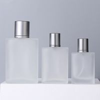 25ml 50ml 100ml Frosted Glass Refillable Atomizer Perfume Spray Bottle High-end Personality Liquid Empty Cosmetic Container