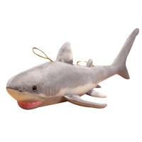 60-140 Slim Giant White Shark Stuffed Plush Soft Long Sleeping Pillow Bedroom Decro Sofa Backrest High Quality Gifts for Kids