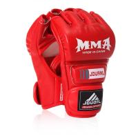 นวมนวมนวมต่อยมวยหนัง PU MMA แบบ MMA มวยฝึกมวยไทยนวมต่อยมวย M064สีดำ/ ขาว/แดง