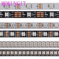 1M//5M WS2812B Pixel Strip Light SK6812 30/60/74/96/144 pixels/leds/m Smart addressable Black/White PCB,IP30/IP65/IP67 DC5V